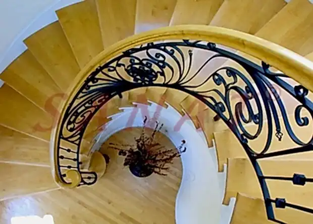 ferforje korkuluklu merdiven