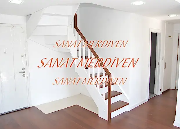 beyaz özel merdiven